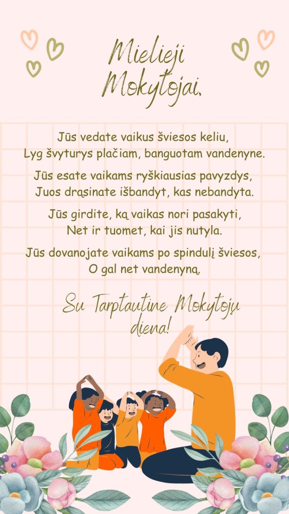 MOKYTOJŲ DIENA