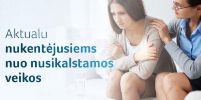 Nuo nusikalstamos veikos nukentėjusiems asmenims teikiama nemokama ir konfidenciali pagalba